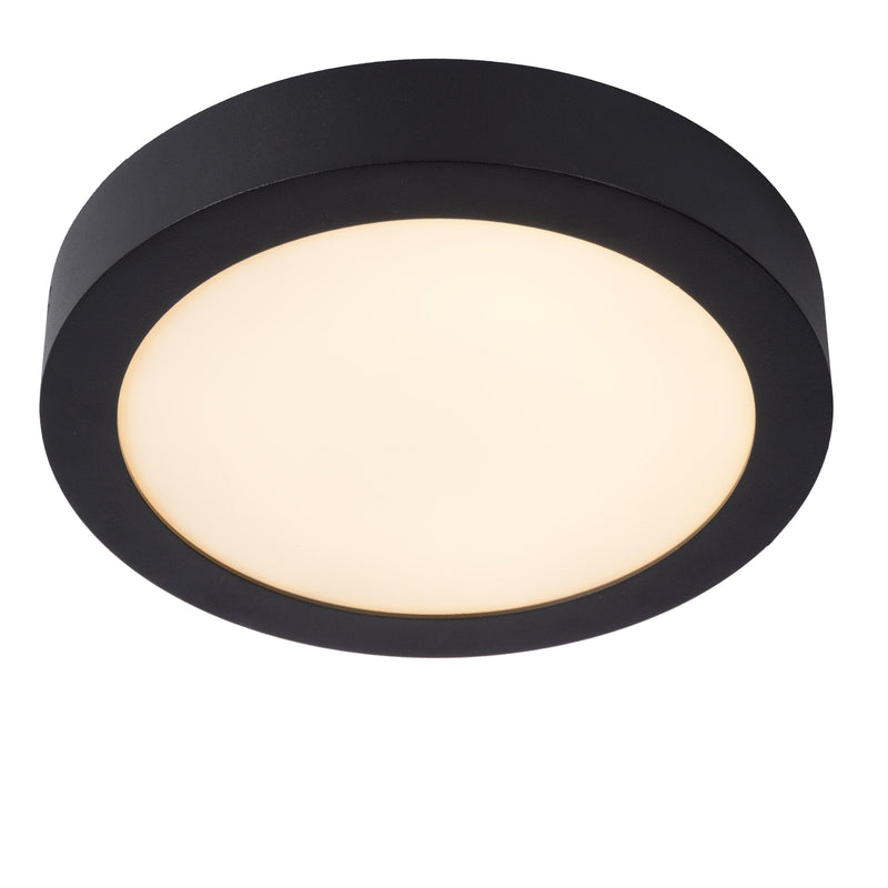 Lucide - Brice 30 LED Deckenleuchte Badezimmer | Ø 24 cm / schwarz