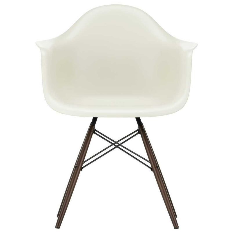 Vitra - Eames Plastic Armchair DAW RE | kieselstein RE / Ahorn dunkel 