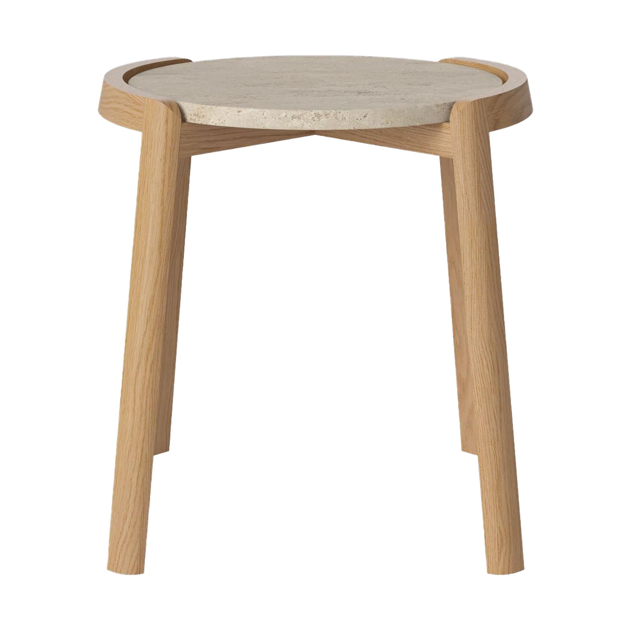 Bolia - Mix Coffee Table | Travertin sand / Ø 46 cm
