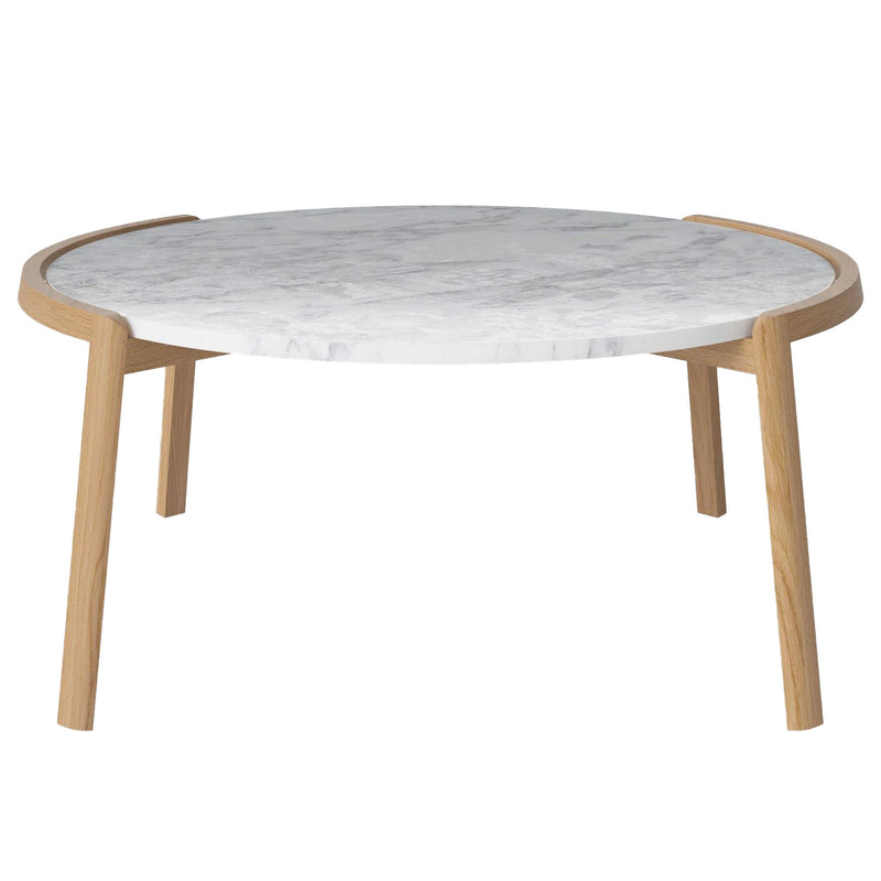 Bolia - Mix Coffee Table | Marmor weiß / Ø 94 cm
