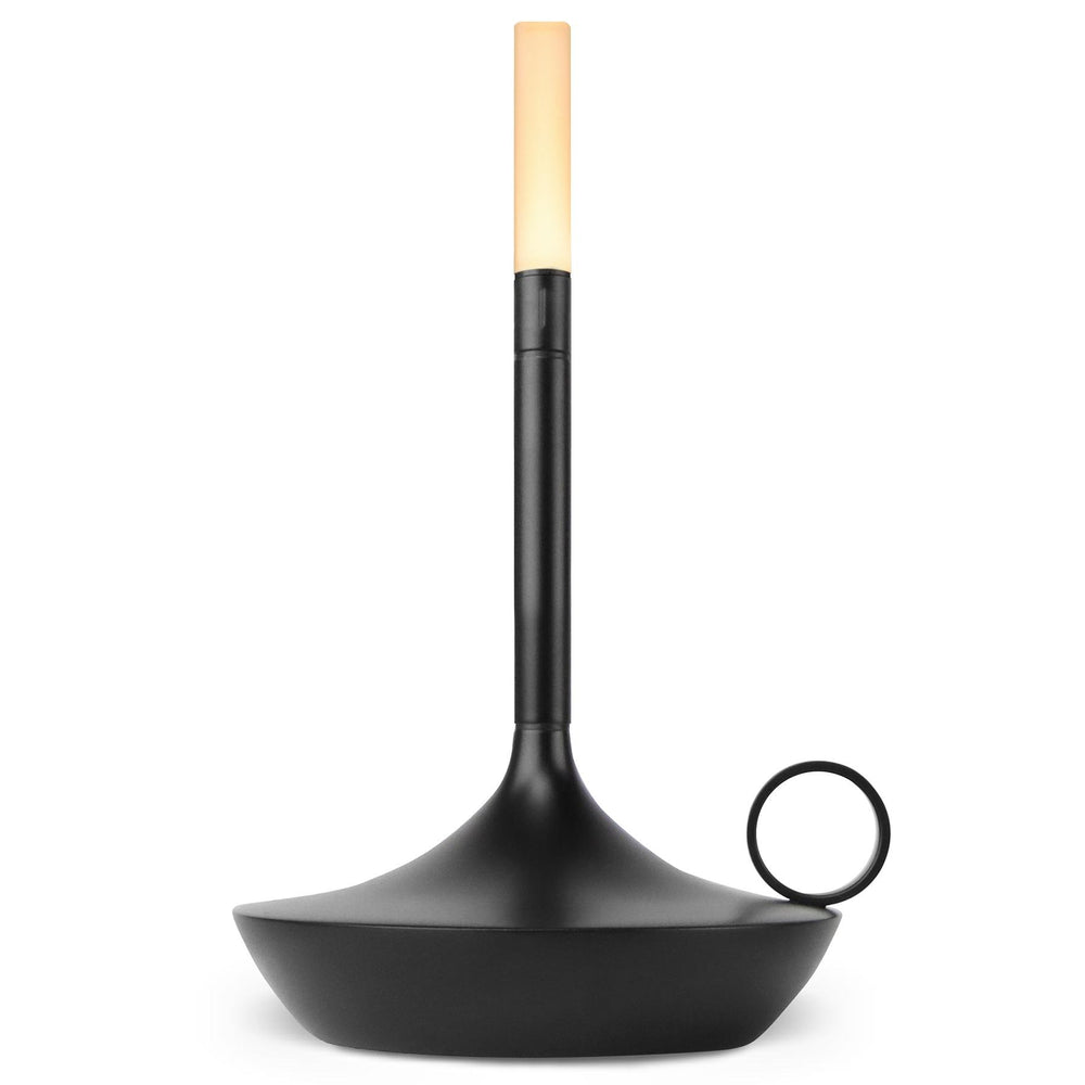 graypants - Wick LED Akkuleuchte | H 16,5 cm / schwarz