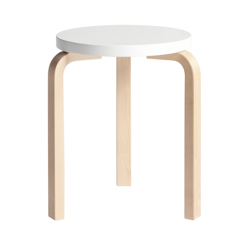 Artek - Hocker 60 | weiß lackiert