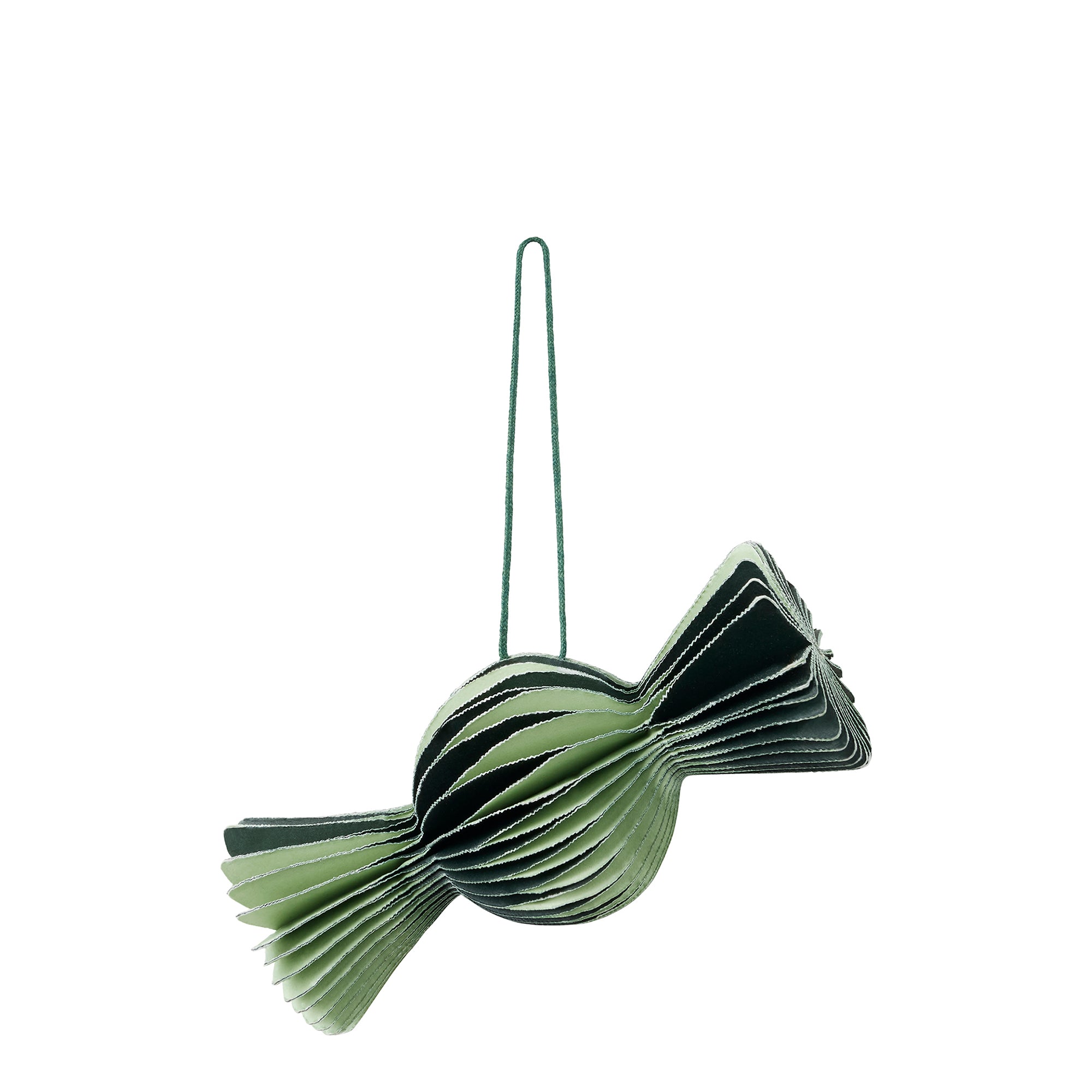 Broste Copenhagen - Caramel Anhänger | light green/forest green