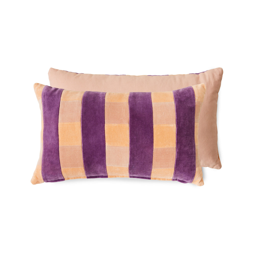 HKliving - Striped Samt-Kissen | 50 x 30 cm / midsummer