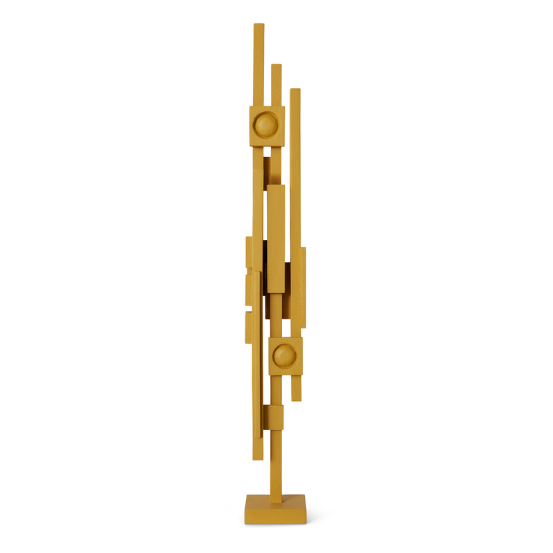 HKliving - Skyline Skulptur | L / mustard