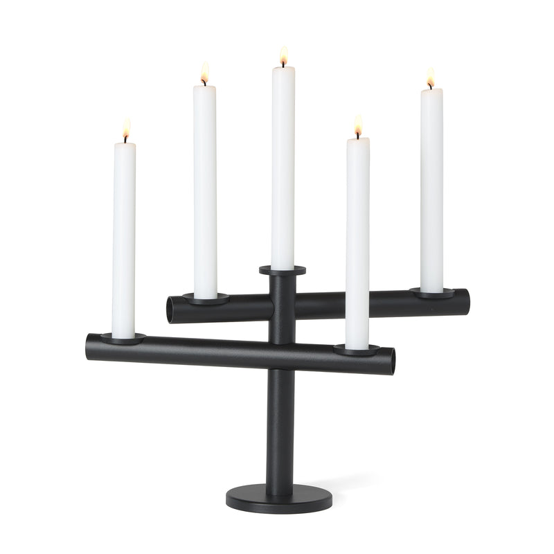 Frederik Roijé - Light my Fire Kerzenständer  | schwarz