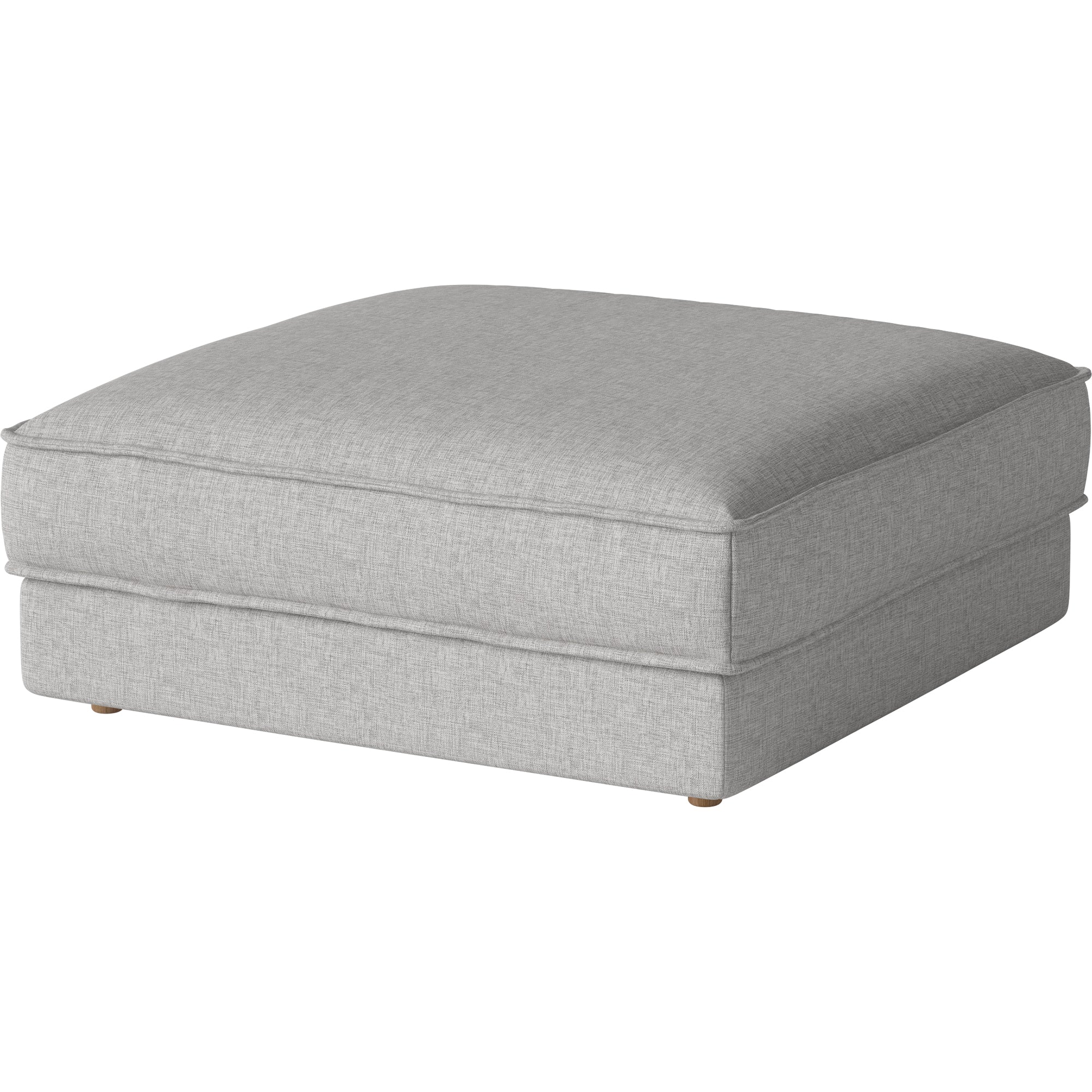 Bolia - Noora Pouf | Nantes hellgrau / 100 x 100 cm