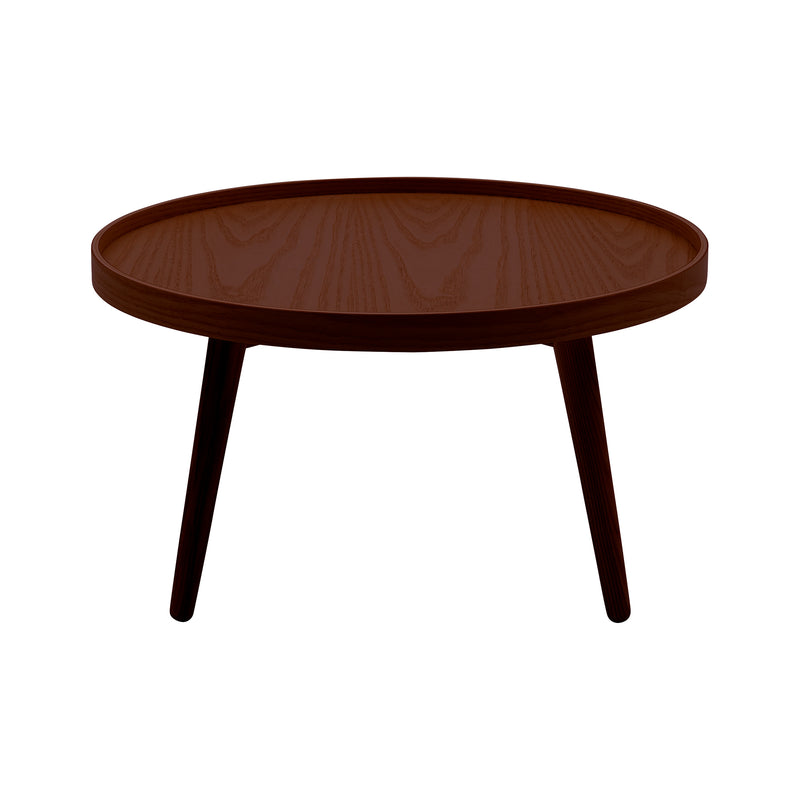 Softline - Alma Beistelltisch | Walnuss lackiert / large