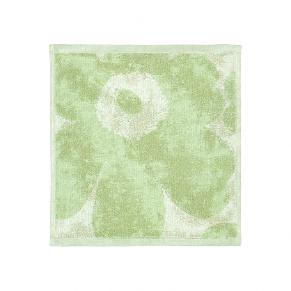 Marimekko - Unikko Solid Mini-Handtuch | off-white/sage