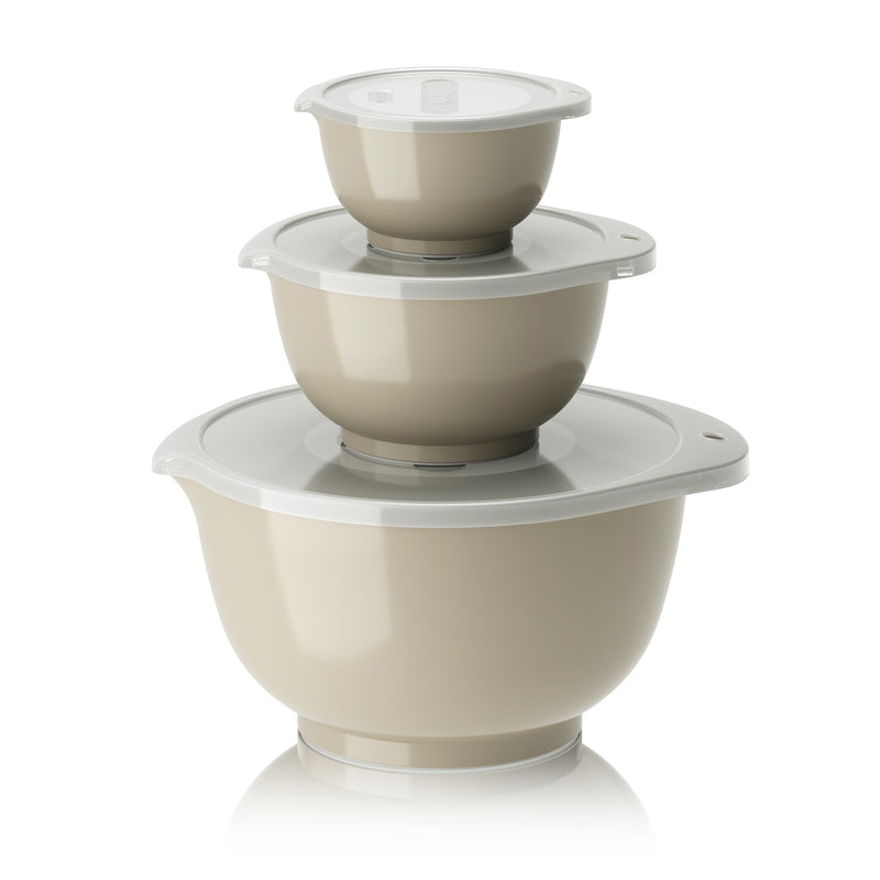 Rosti - Margrethe Rührschüssel-Set | 6er Set / 0,25 l - 3 l / humus