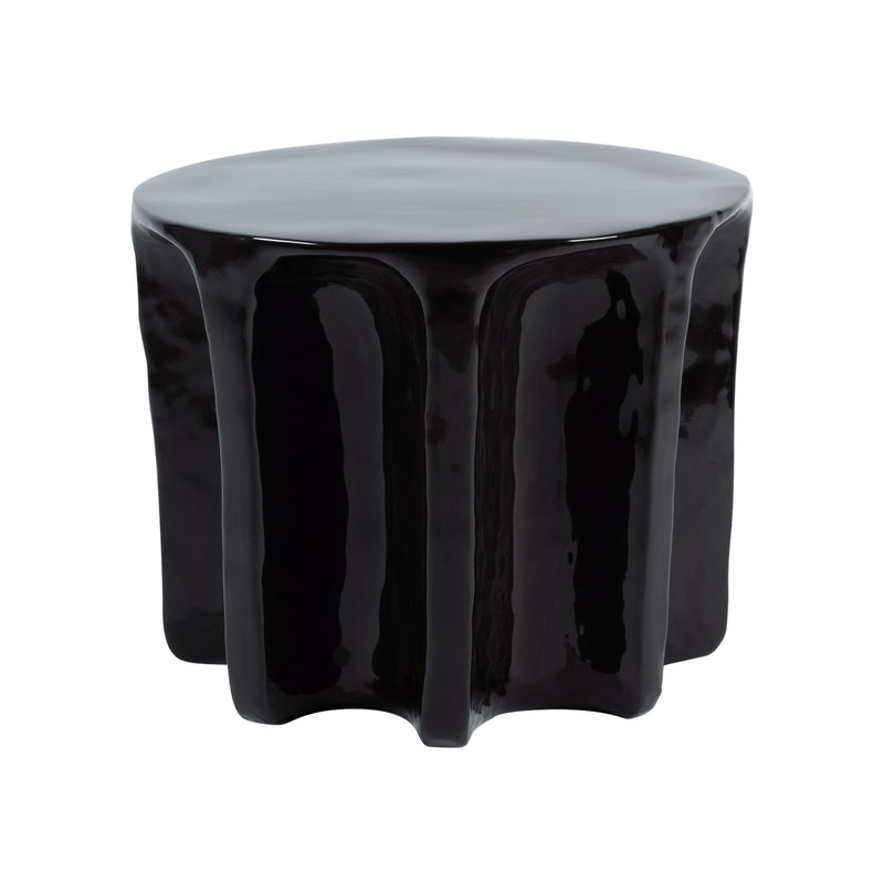 Pulpo - Chouchou Hocker / Beistelltisch | Ø 55 x H 45 cm / schwarz