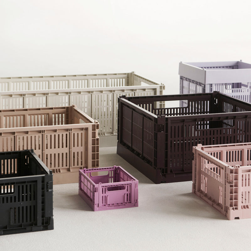 HAY - Colour Crate S Korb-Set recycled