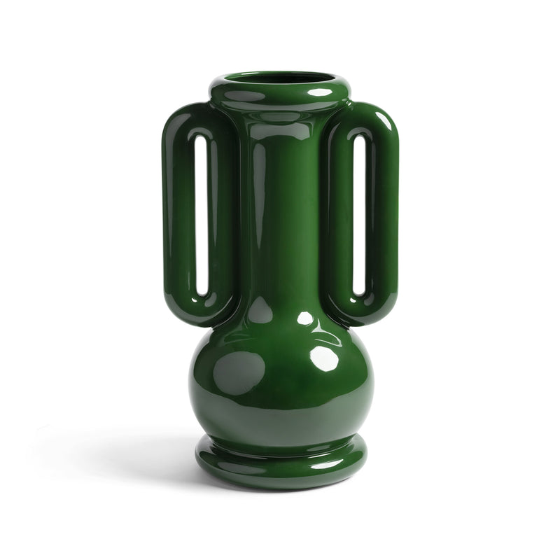&amp;klevering - Amfora Vase | grün