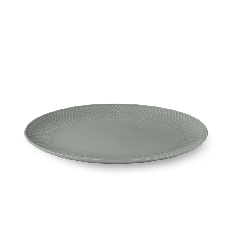 Lyngby Porcelæn - Rhombe Servierplatte | 21,5 x 28,5 cm