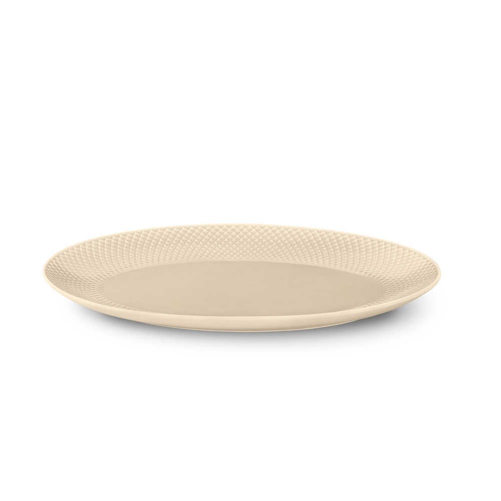 Lyngby Porcelæn - Rhombe Servierplatte | 26,5 x 35 cm