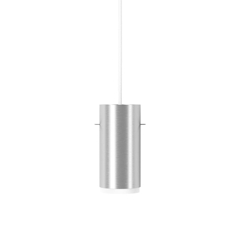 Moebe - Tube Pendelleuchte | S / brusched aluminium