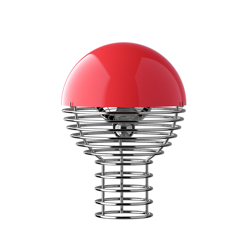 Verpan - Wire LED-Tischleuchte mit Akku | rot