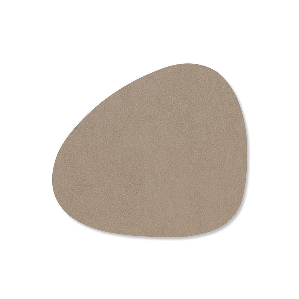 Lind DNA - Glasuntersetzer Curve | Serene mole grau