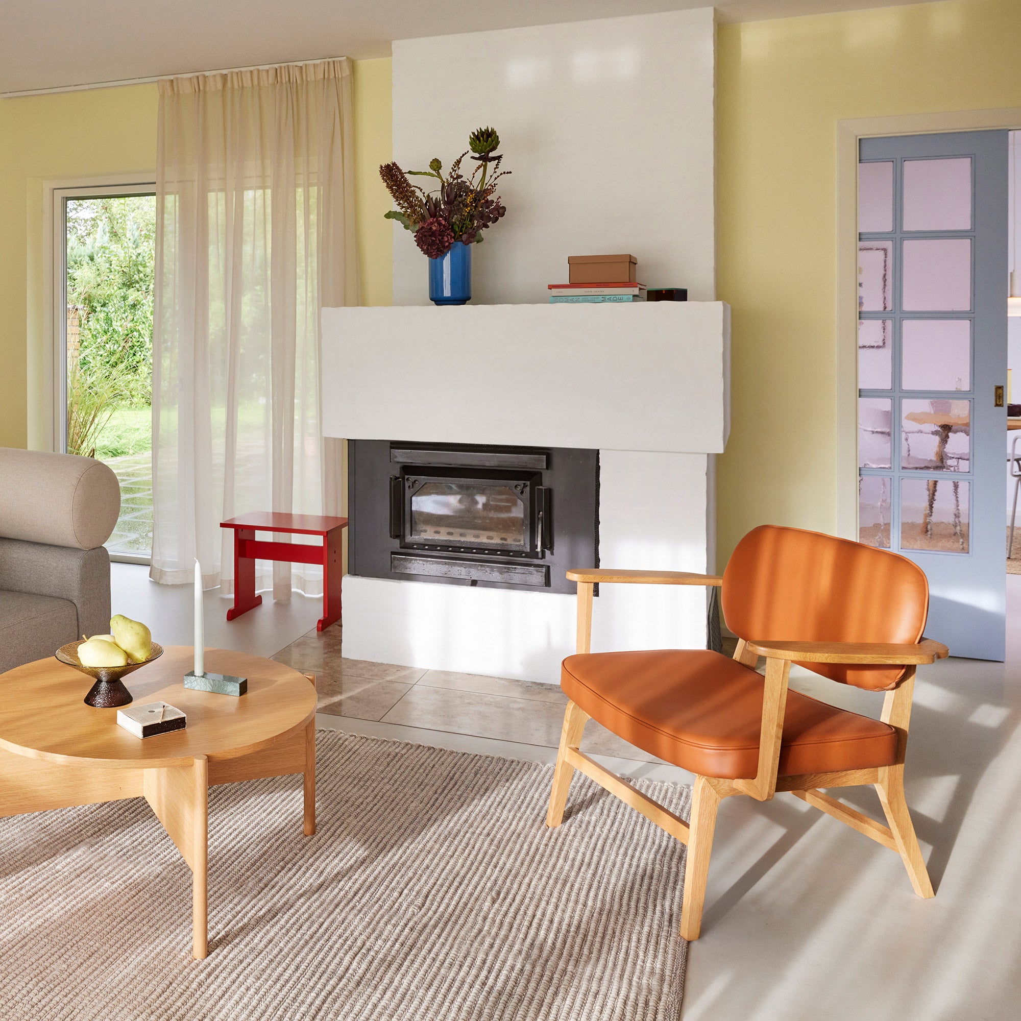 Hübsch Interior - Haze Loungestuhl | braun