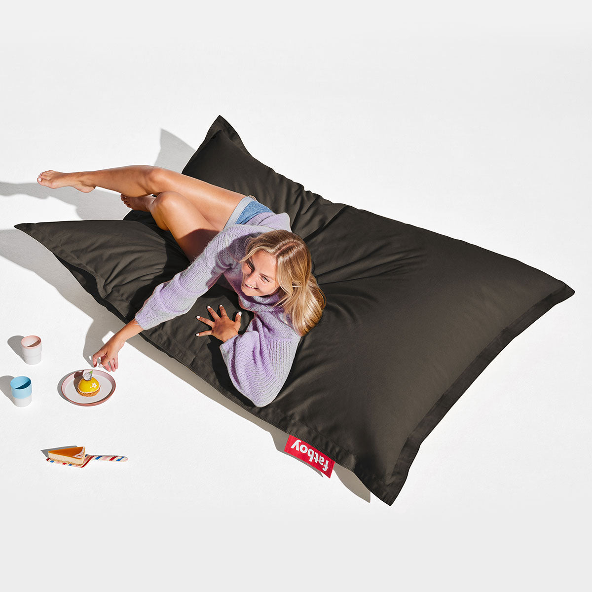 Fatboy - Sitzsack Original Canvas | black licorice