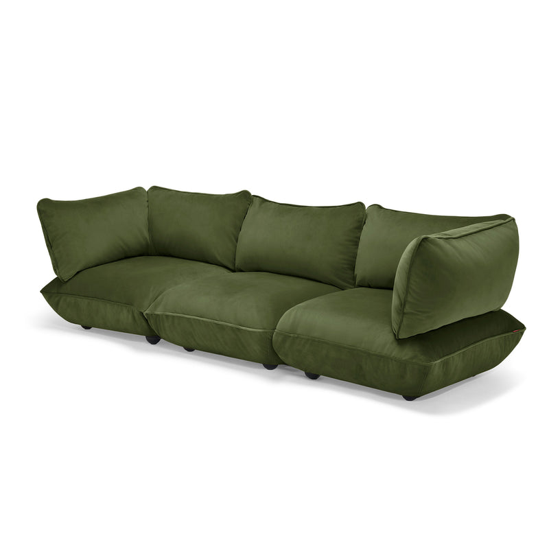Fatboy - Sumo Sofa | deep green (Samt)