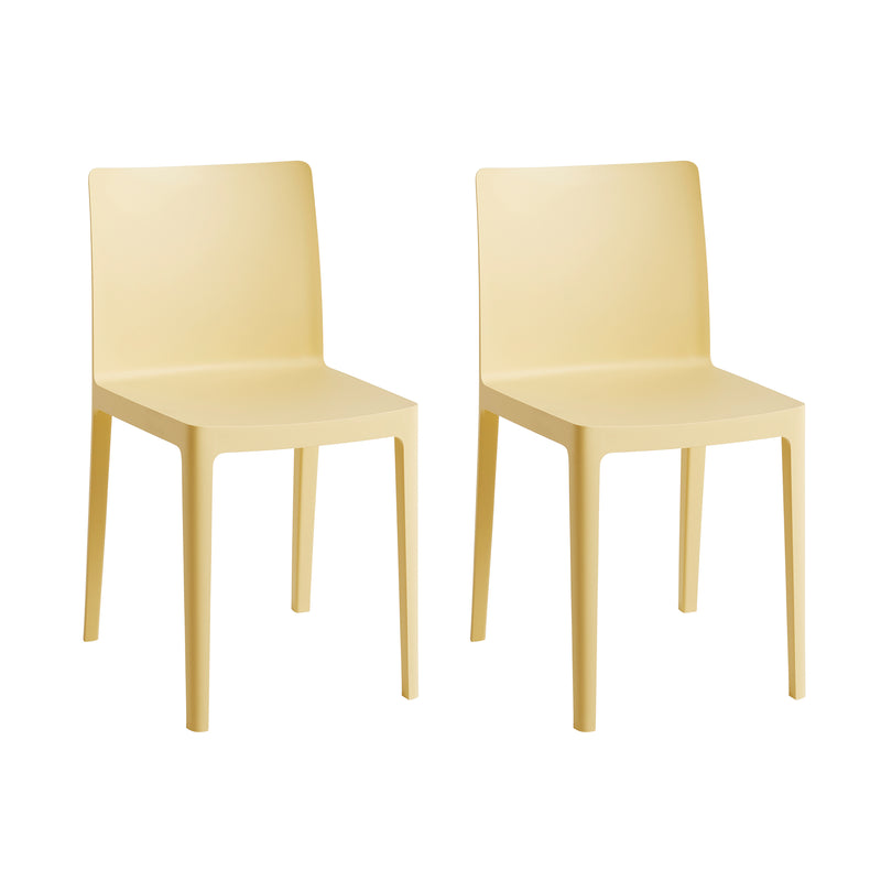 HAY - Élémentaire Chair Set | 2er-Set / hellgelb
