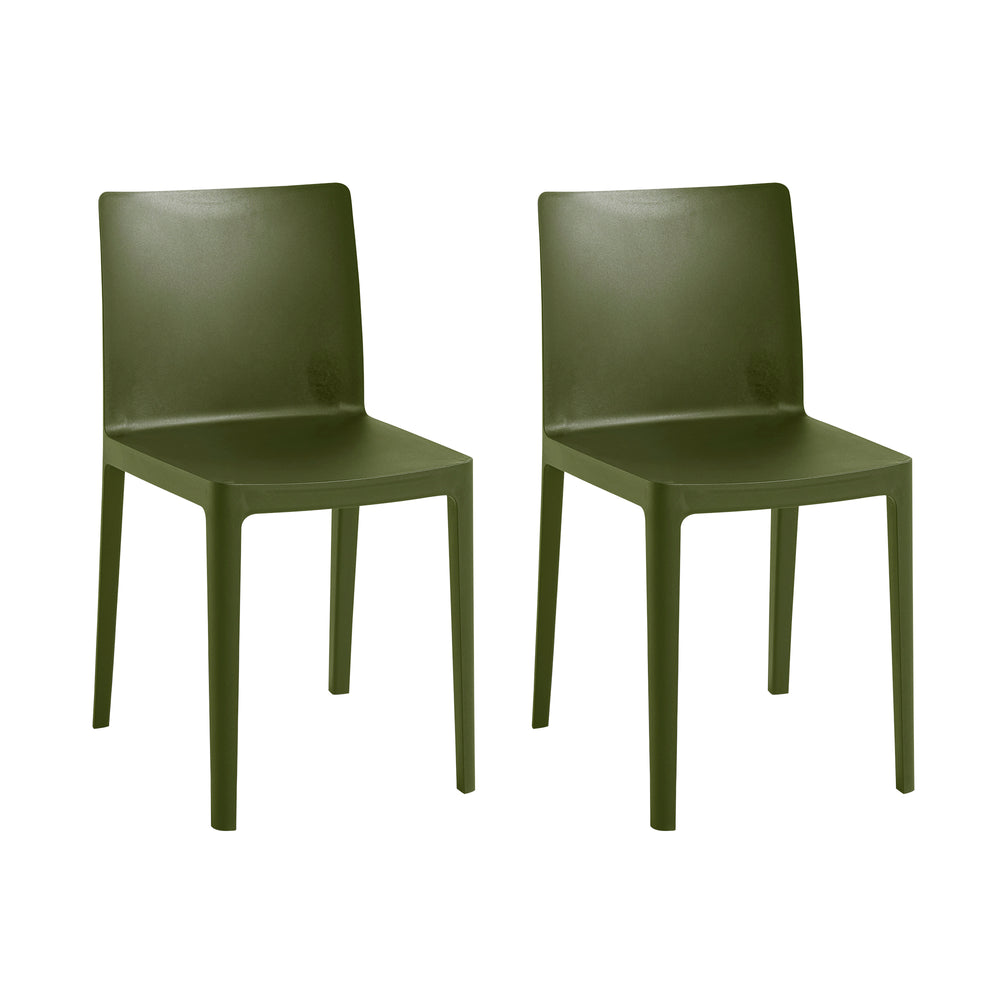HAY - Élémentaire Chair Set | 2er-Set / olive