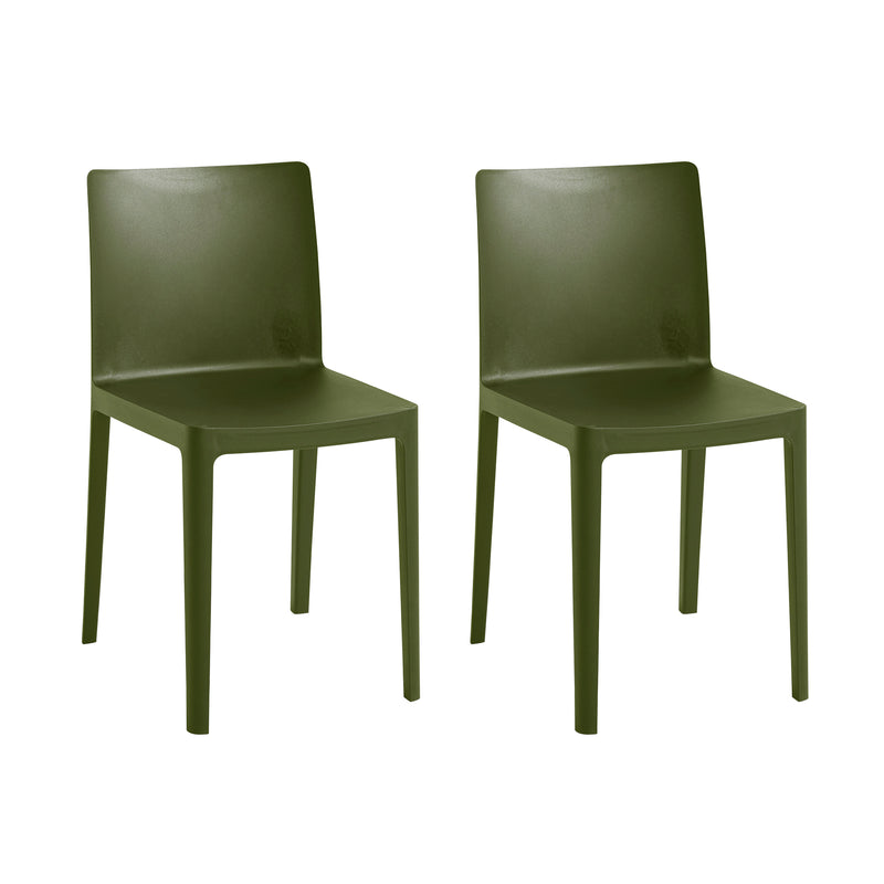 HAY - Élémentaire Chair Set | 2er-Set / olive