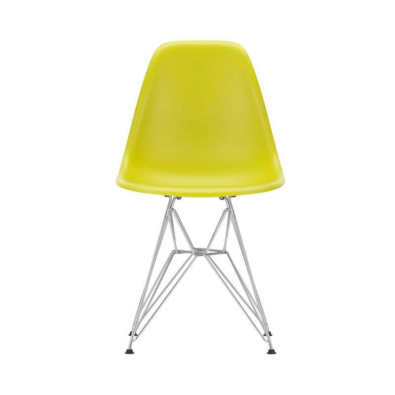 Vitra - Eames Plastic Side Chair DSR RE | senf RE / verchromt