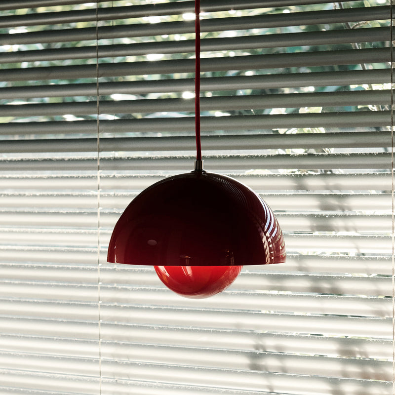 &amp;Tradition - FlowerPot Pendelleuchte VP1 (farbig) | zinnoberrot