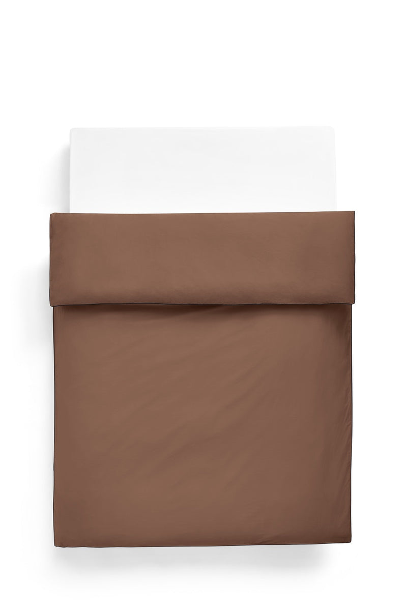 HAY - Outline Bettwäsche | 135 x 200 cm / milk chocolate