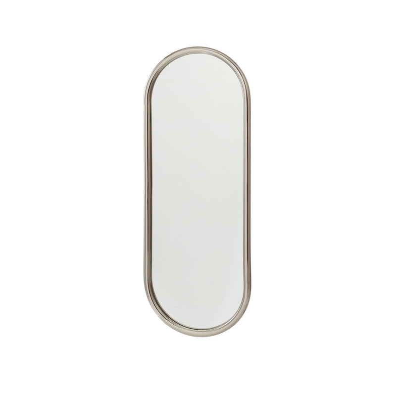 AYTM - Angui Wandspiegel oval | 29 x 78 cm / silber