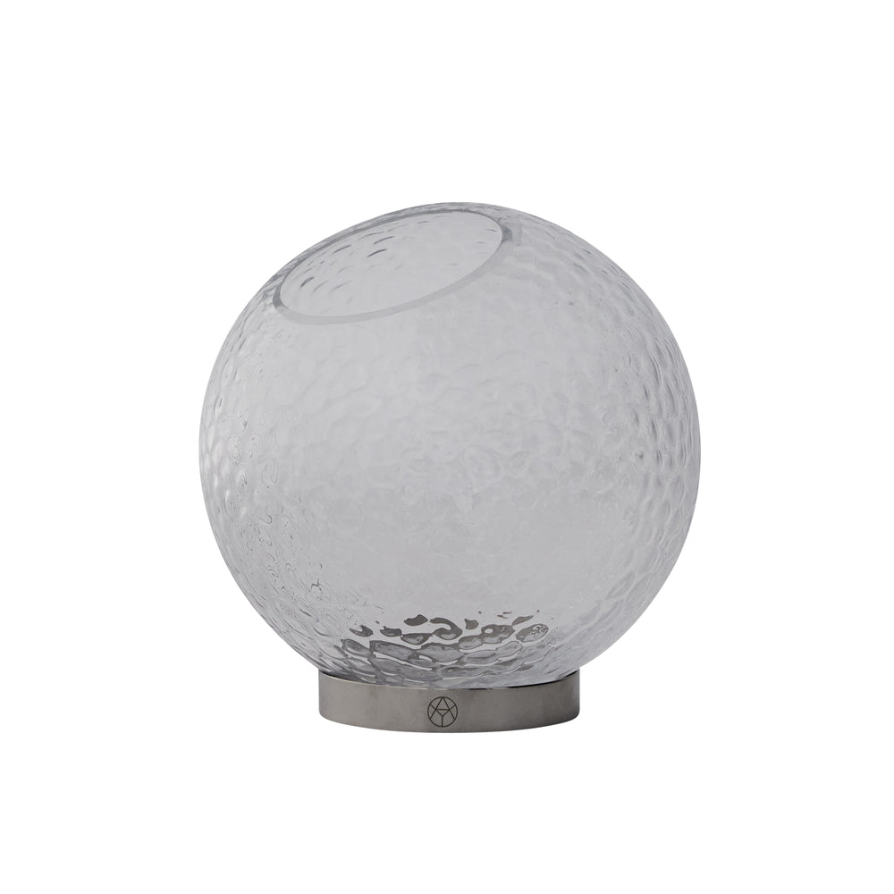 AYTM - Globe Bubbles Vase | Ø 17 cm / silber