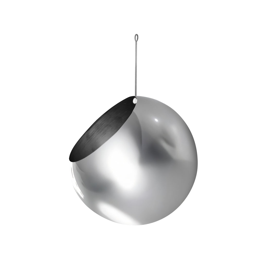 AYTM - Globe Hängeblumentopf | Ø 17 cm / silber