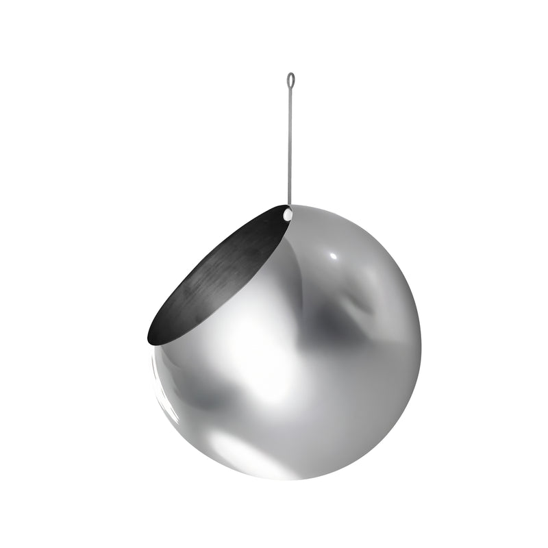 AYTM - Globe Hängeblumentopf | Ø 17 cm / silber