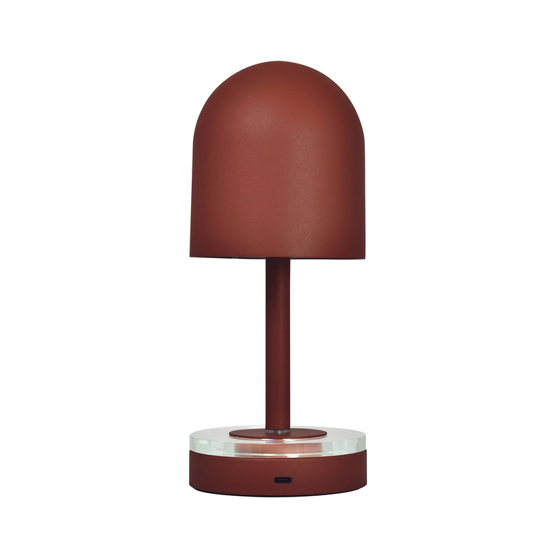 AYTM - Luceo Portable LED Akkuleuchte | Ø 9,9 x H 24 cm / ginger bread
