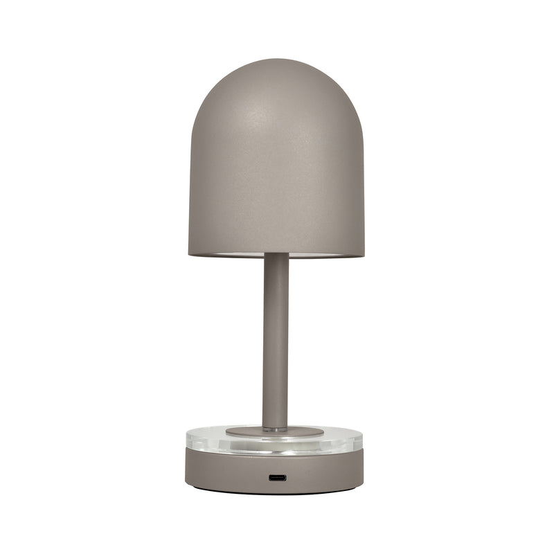AYTM - Luceo Portable LED Akkuleuchte | Ø 9,9 x H 24 cm / taupe