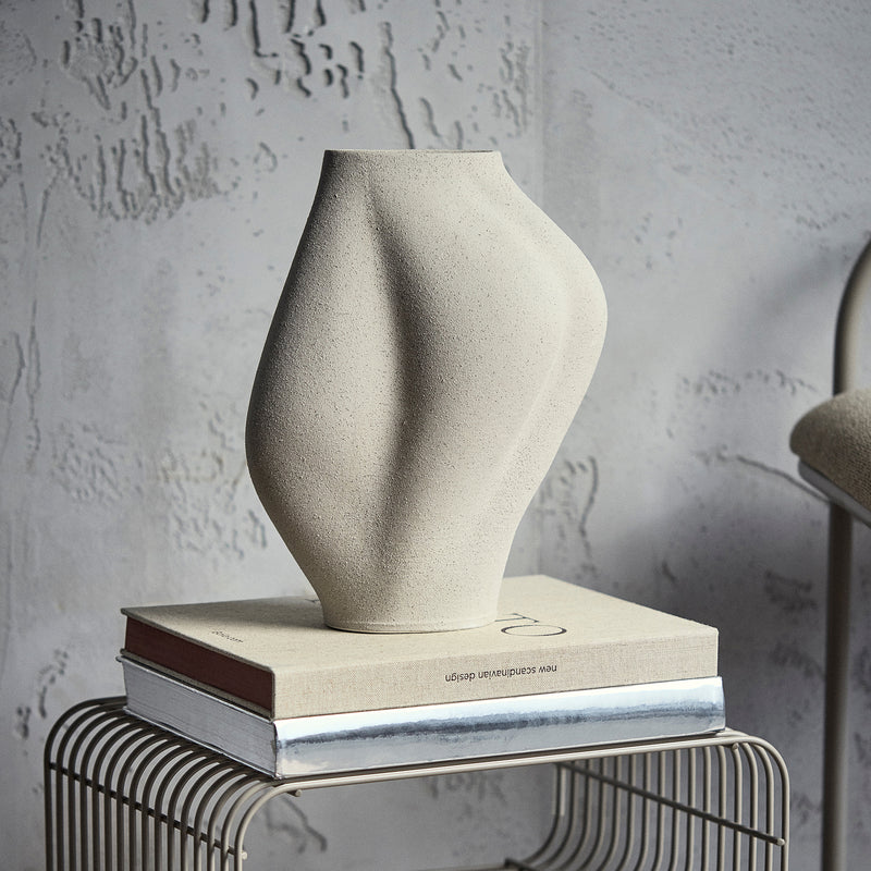 AYTM - Saltare Vase | schmal / light taupe