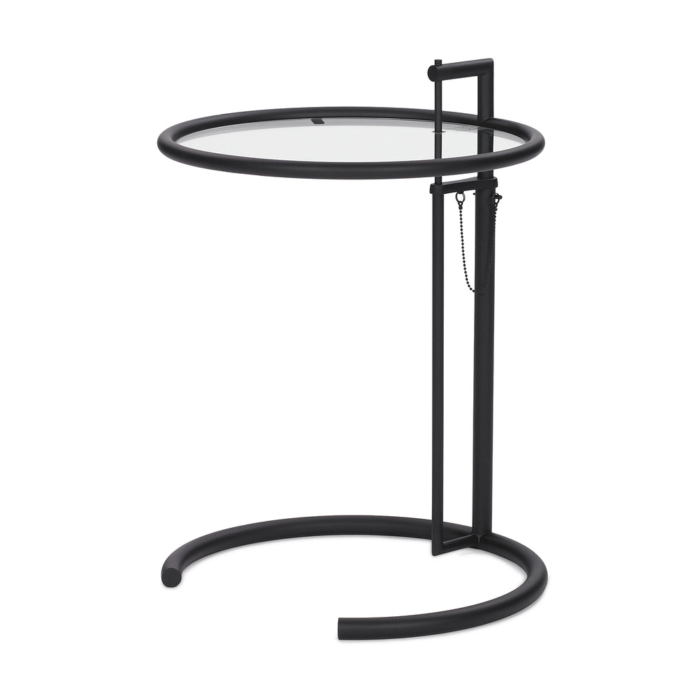 ClassiCon - Adjustable Table E 1027 | Kristallglas klar / schwarz