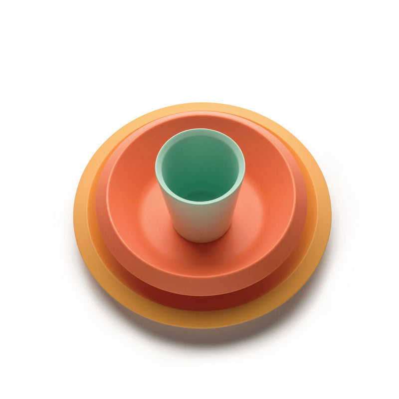 Alessi - Giro Kids Kindergeschirr | gelb/orange/grün