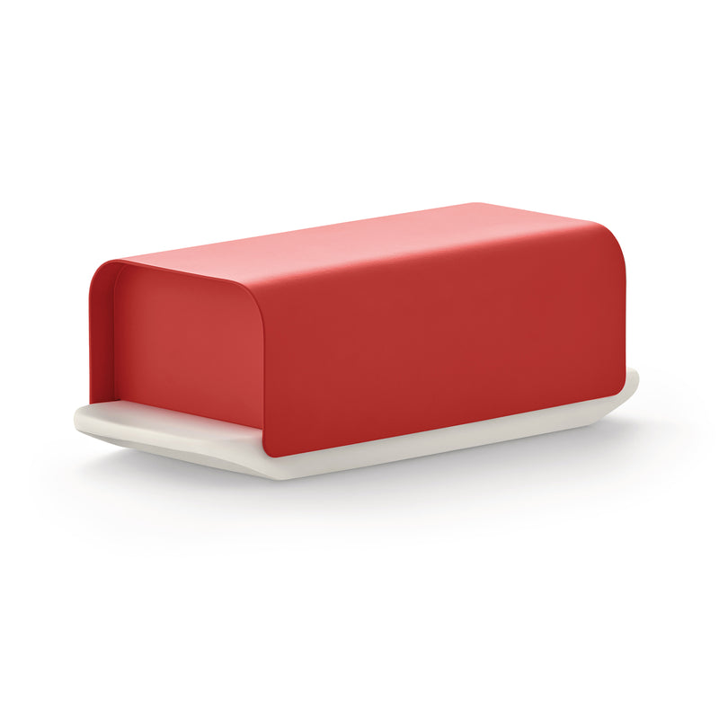 Alessi - Mattina Butterdose | rot