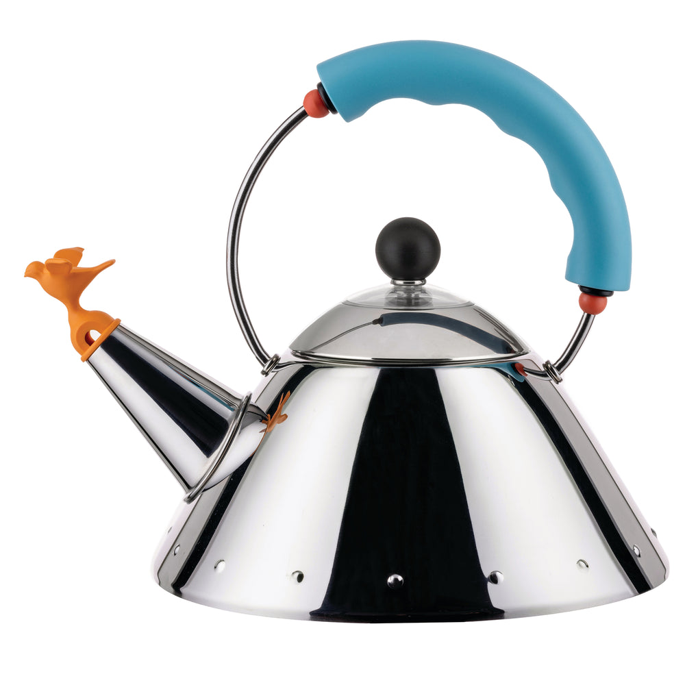 Alessi - 9093/1 Wasserkessel | hellblau