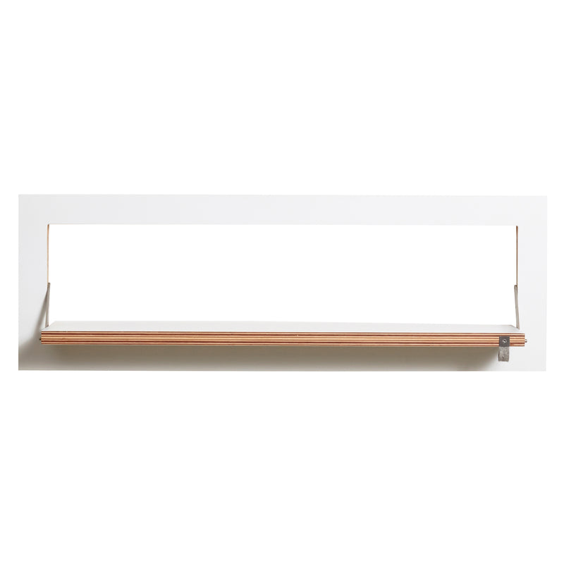 Ambivalenz - Fläpps Regal, 1 Regalboden | 80 x 27 cm / weiß