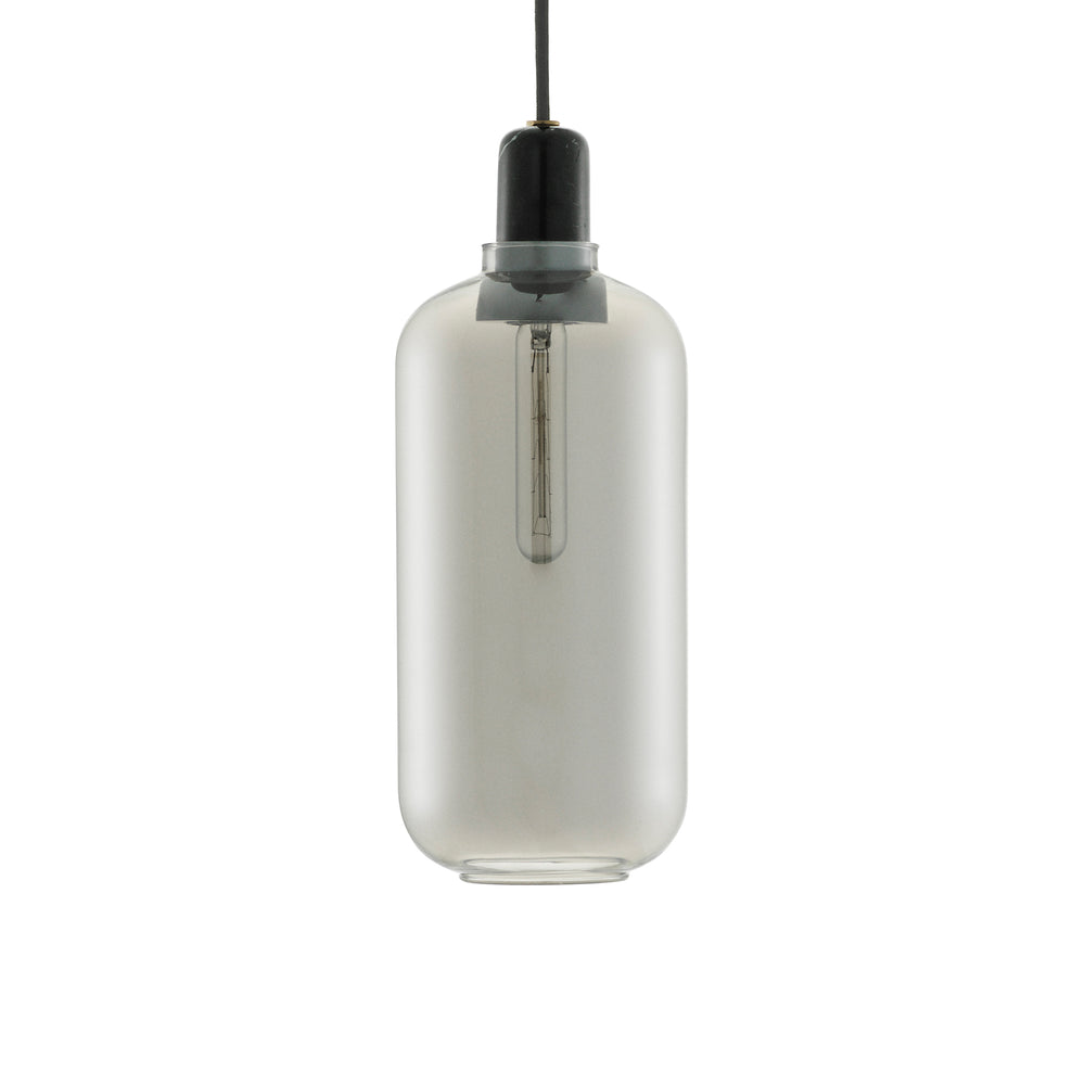 Normann Copenhagen - Amp Pendelleuchte | L / schwarz/rauch