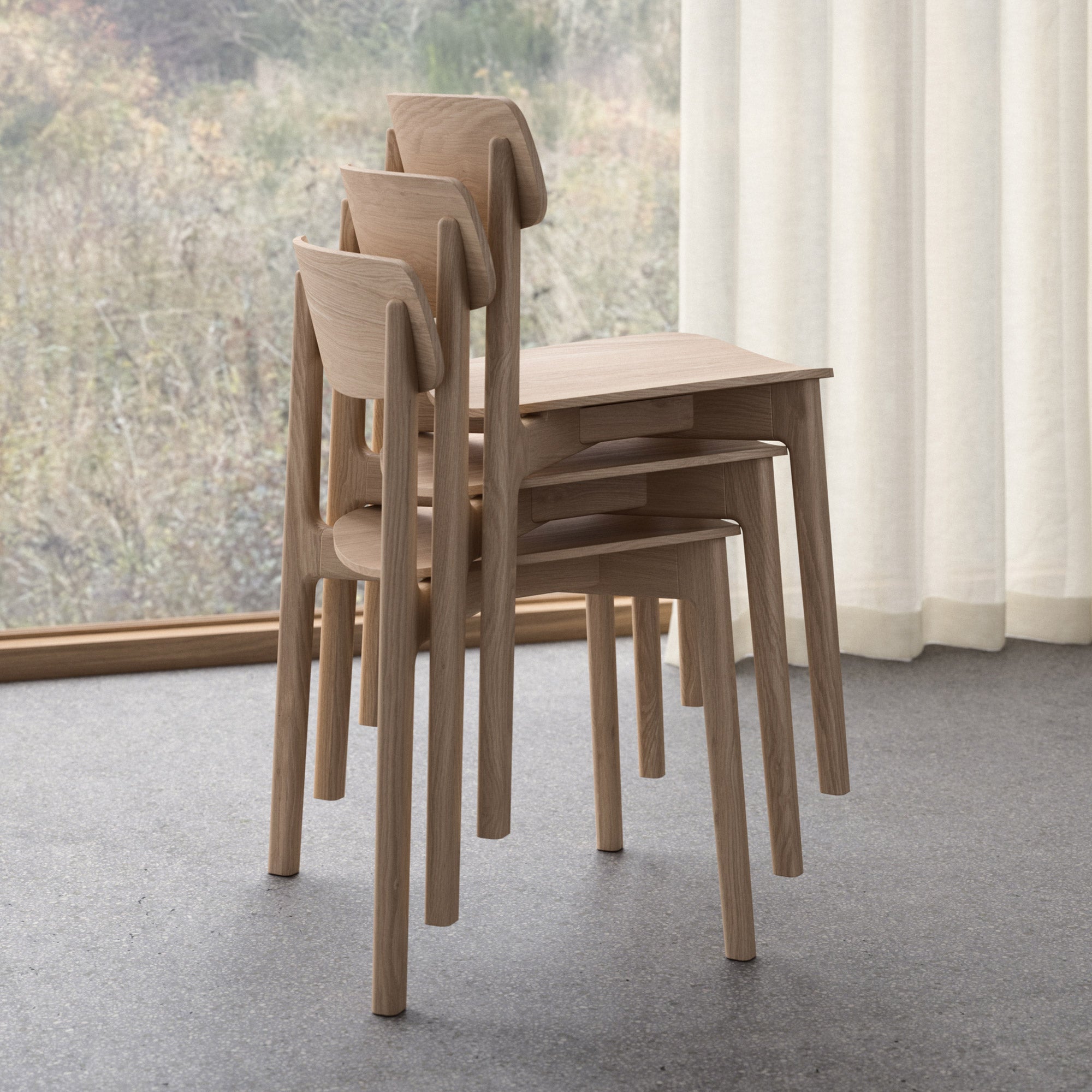 Andersen Furniture - Anch Stuhl | Eiche weiß pigmentiert