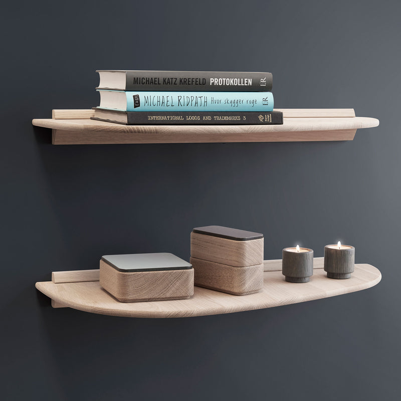 Andersen Furniture - Wandablage | 59 x 25 cm / Esche geräuchert/geölt