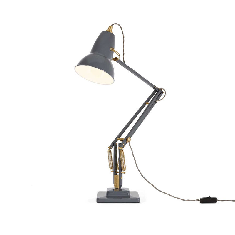 Anglepoise - Original 1227 Messing Tischleuchte | elefantengrau