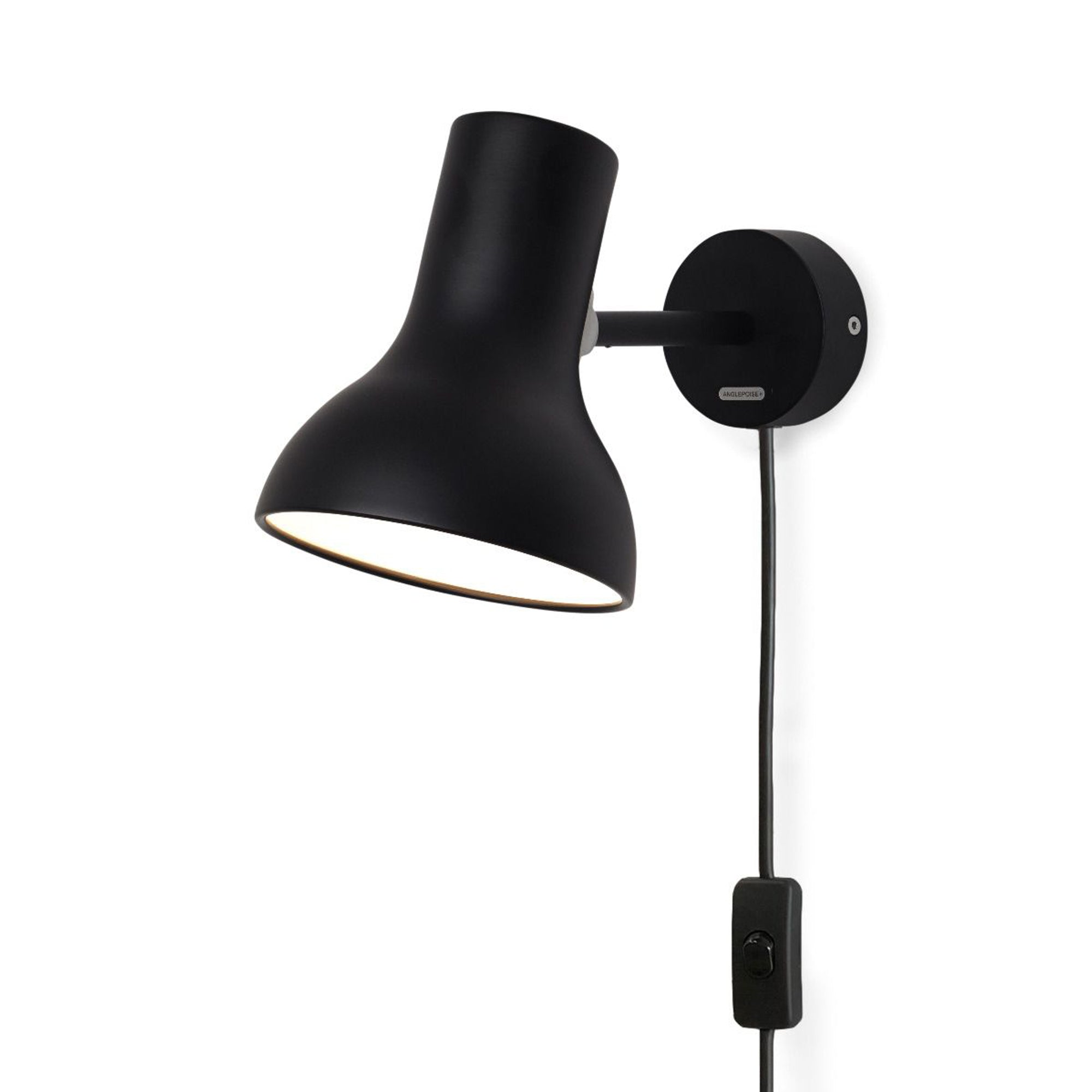 Anglepoise - Type 75 Mini Wandleuchte | mit Kabel / jet schwarz