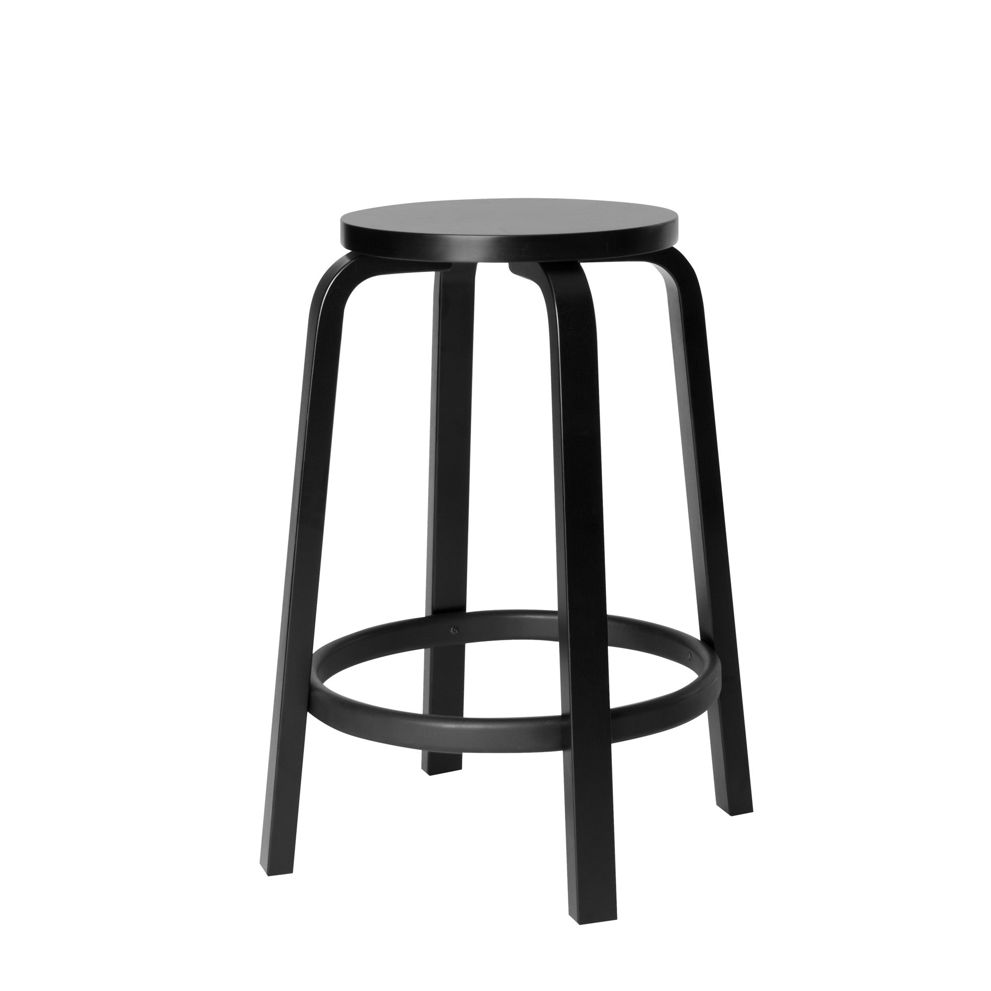 Artek - Barhocker 64 | Birke schwarz