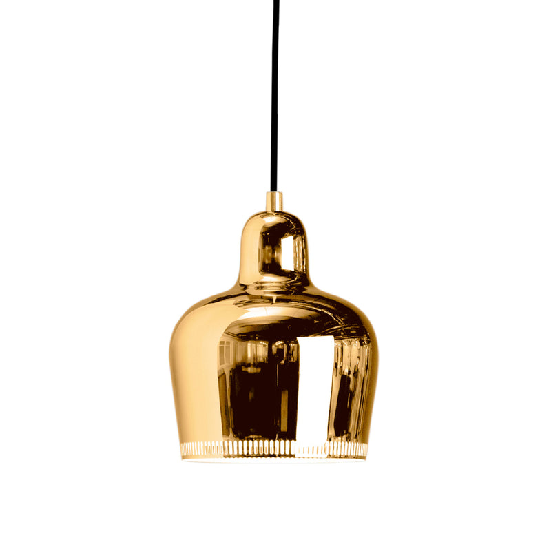 Artek - A 330S Golden Bell Pendelleuchte | messing/schwarz